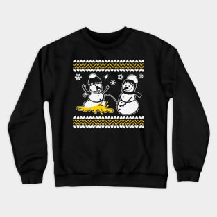 Pee Pee Snowman Crewneck Sweatshirt